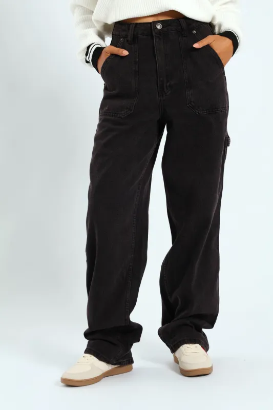 Lamb Chop Carpenter Jean - Salty Black sold by Edgars 
