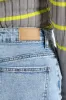 Wide Turn Up Hem Jean - Light Wash sold by Edgars 