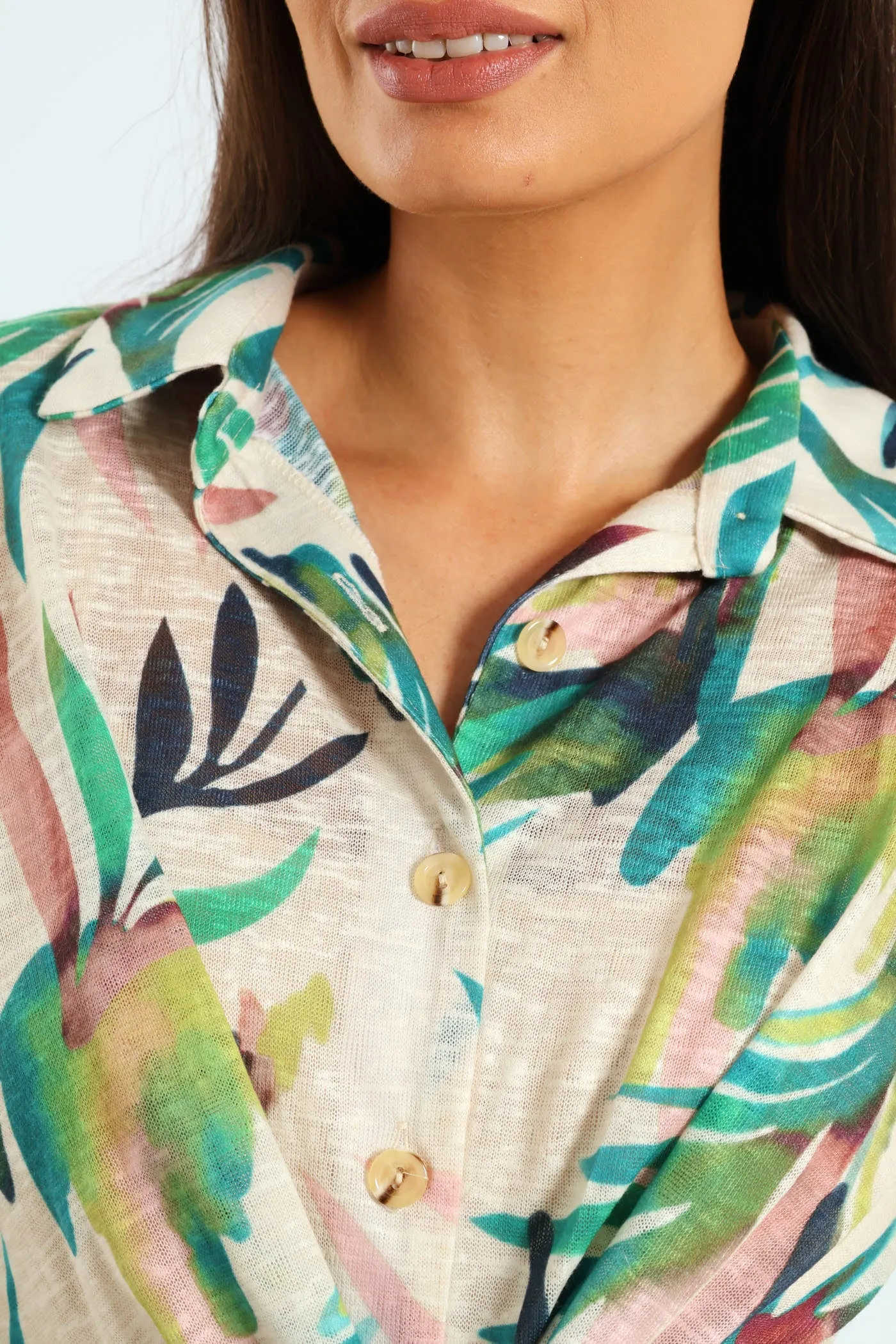 Tie Front Cut & Sew Midaxi Shirt Dress sold by Edgars product image thumbnail 2