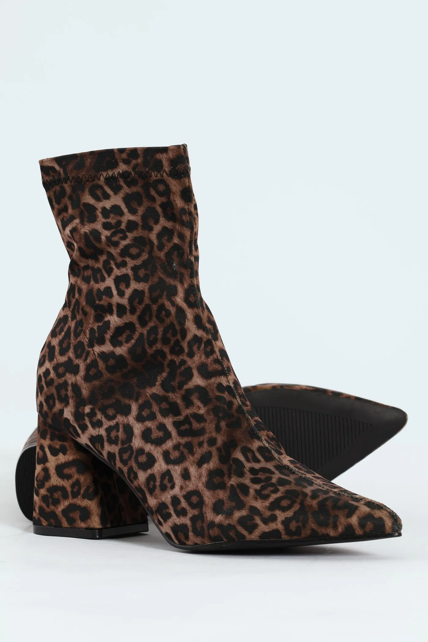 Animal Print Pull Up Boot sold by Edgars