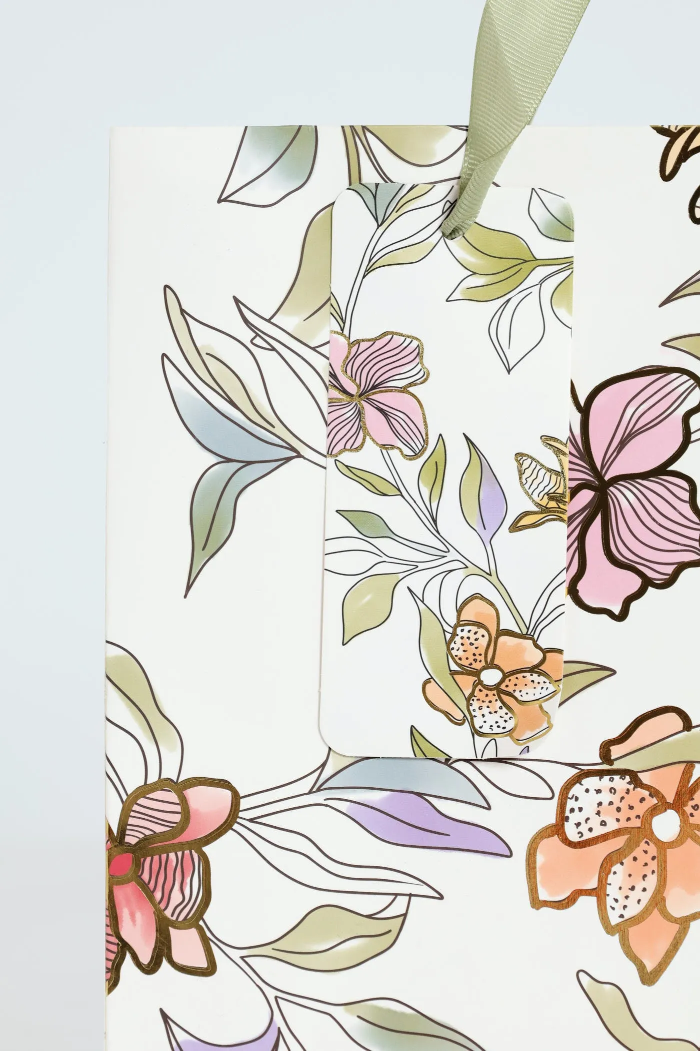 Small Foliage Foil Print Gift Bag - White sold by Edgars product image thumbnail 2