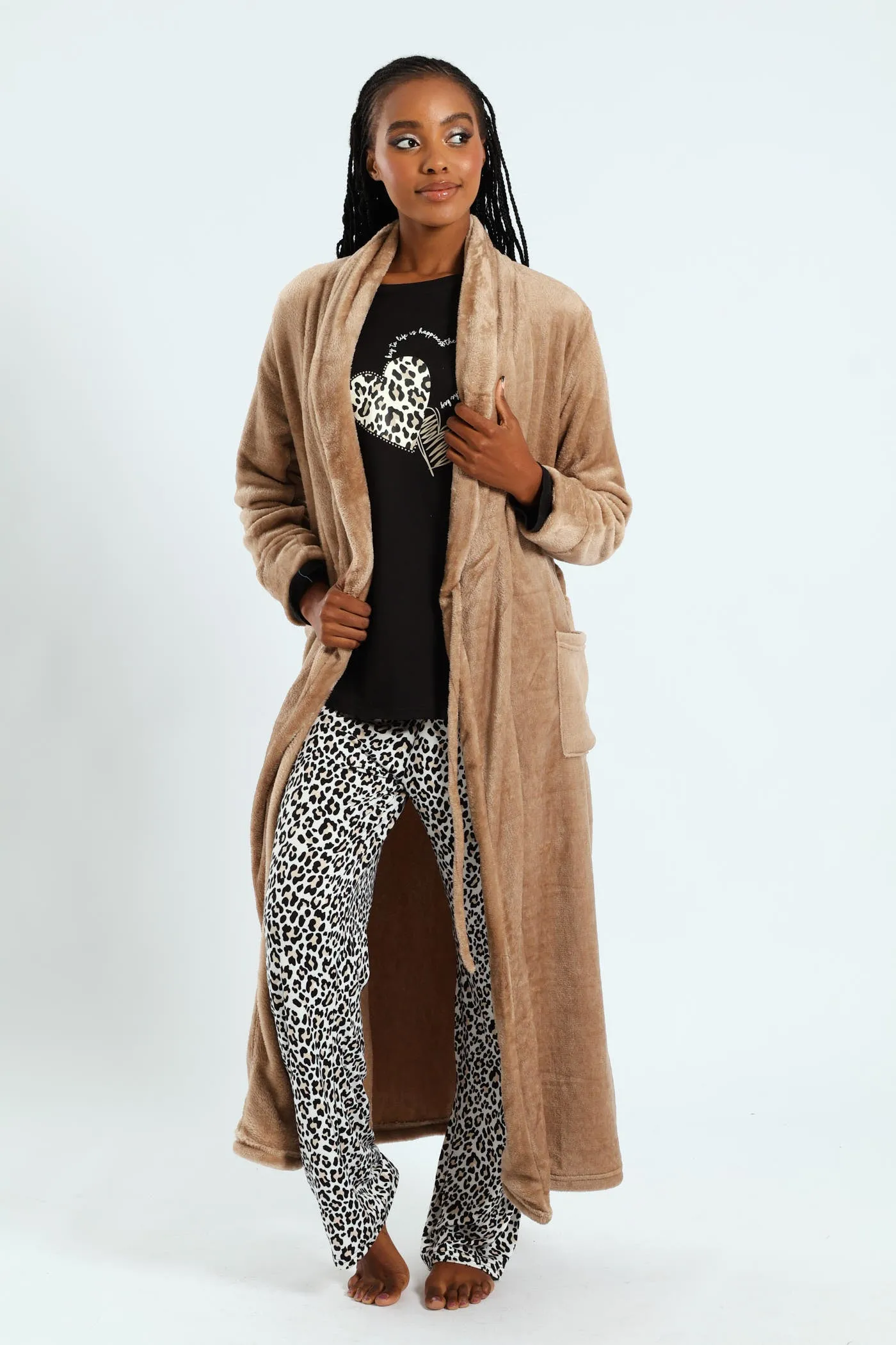 Fluffy Gown - Brown sold by Edgars product image thumbnail 5