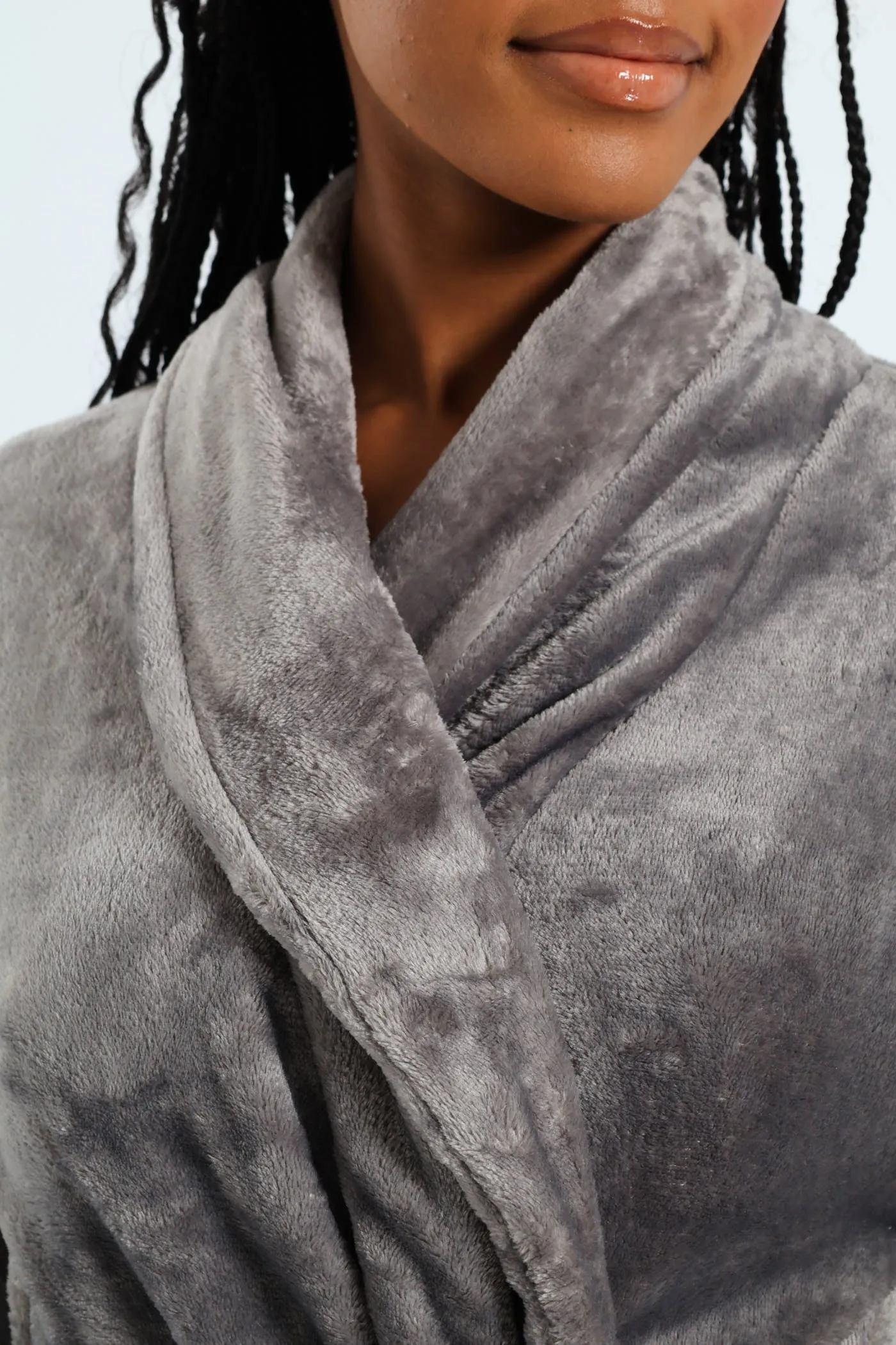 Fluffy Gown - Grey sold by Edgars product image thumbnail 2