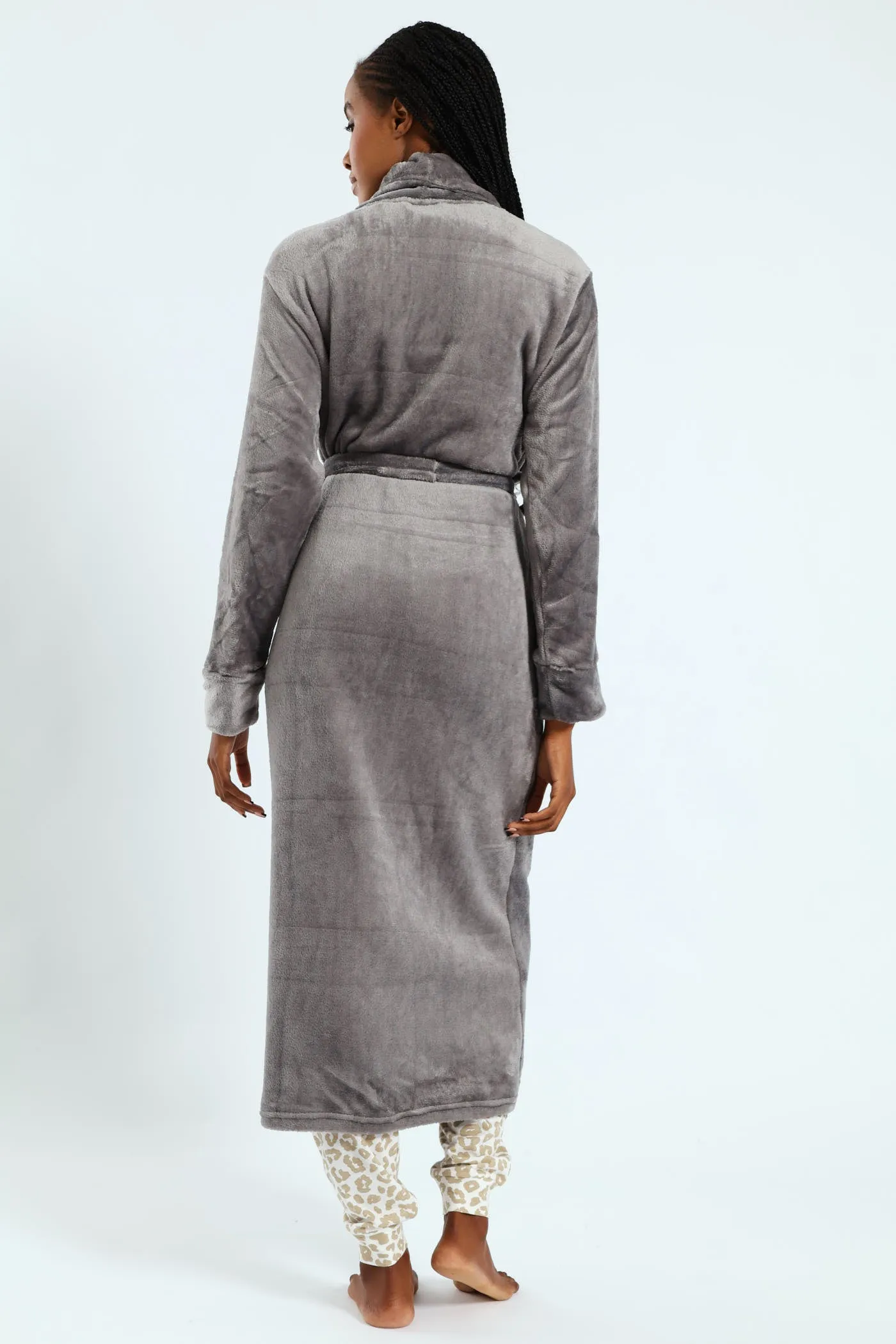 Fluffy Gown - Grey sold by Edgars product image thumbnail 4