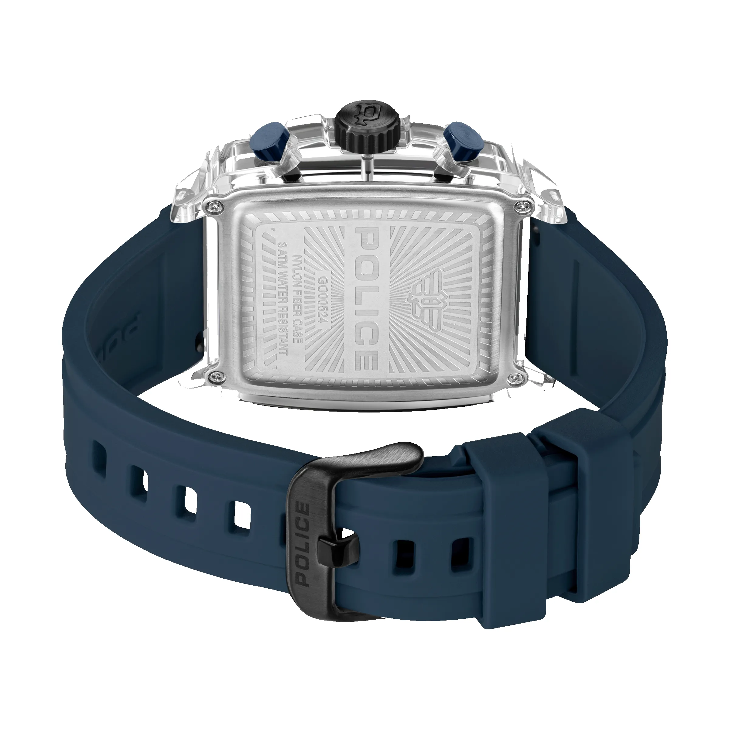 Stainless Steel Case Silver Dial Watch With Stainless Steel Strap - Blue sold by Edgars product image thumbnail 3