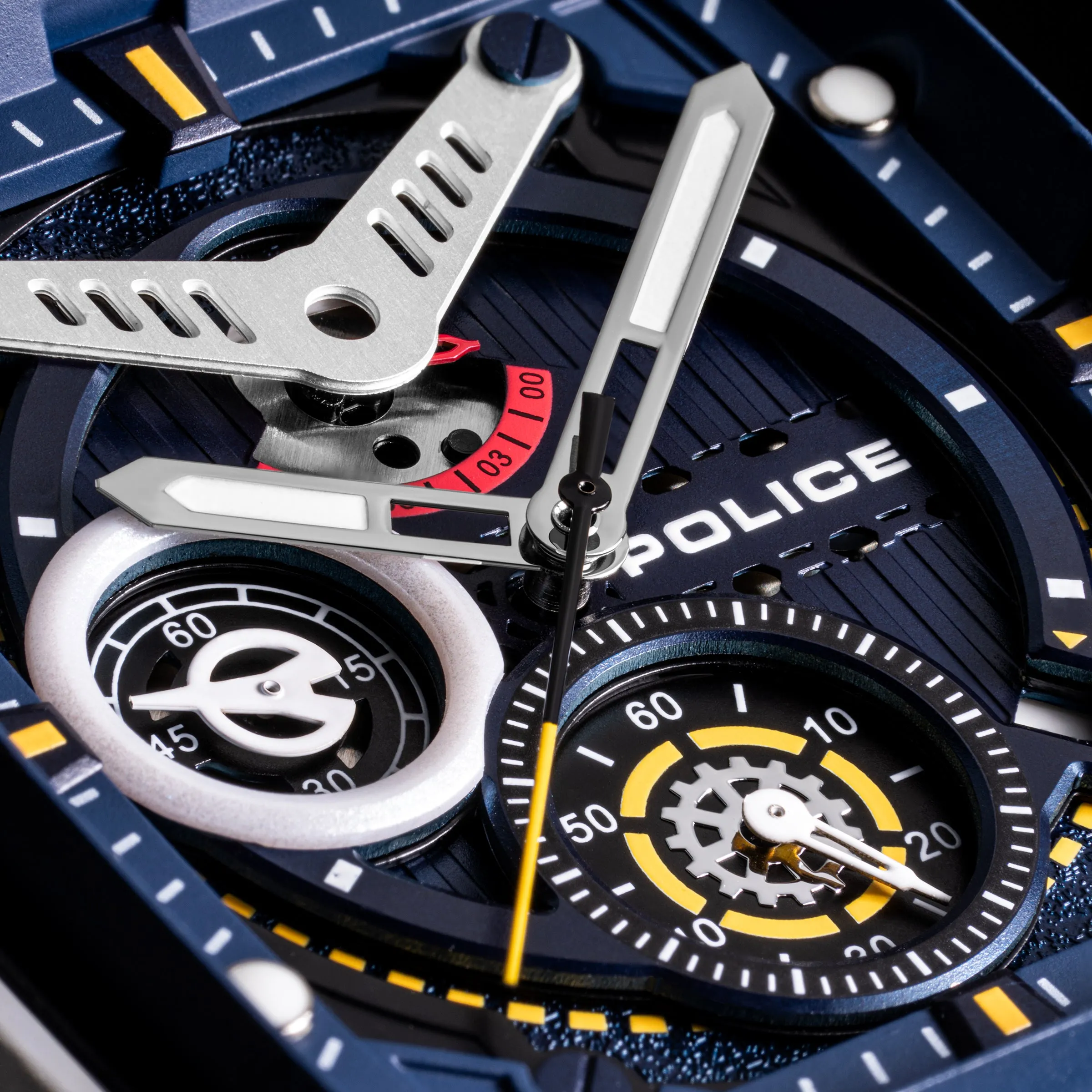 Stainless Steel Case Silver Dial Watch With Stainless Steel Strap - Blue sold by Edgars product image thumbnail 4