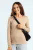 Silver Zip Crescent Crossbody Bag - Black sold by Edgars