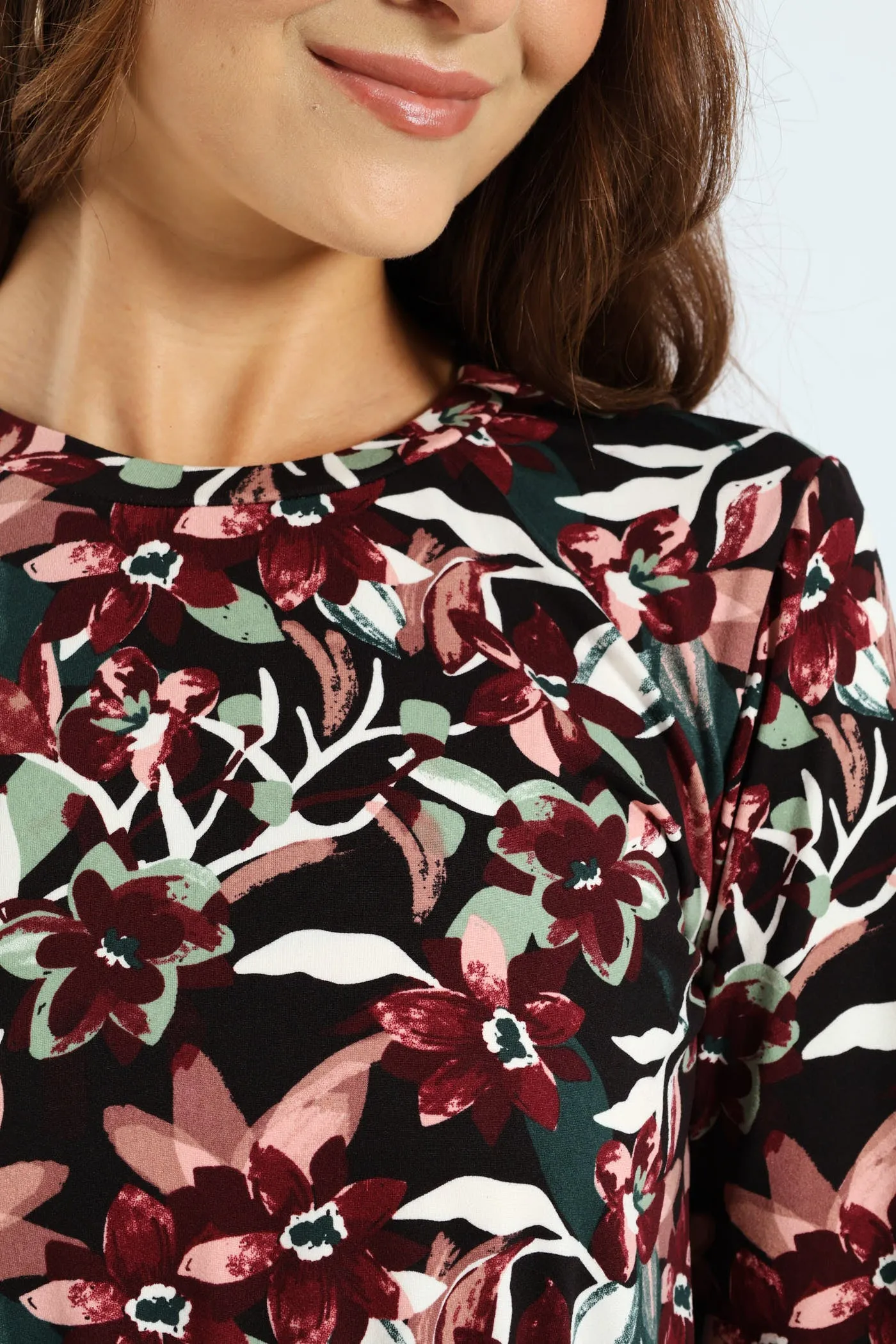 Long Sleeve Rib Combo Midi Dress sold by Edgars product image thumbnail 2