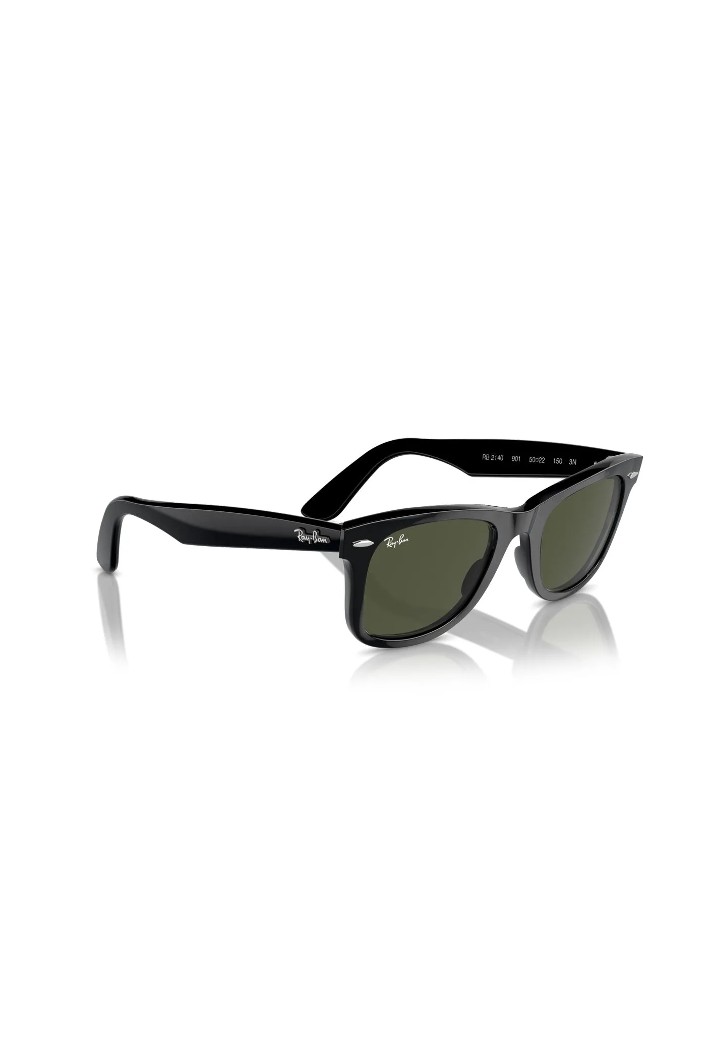 Wayfarer Green Lens Sunglasses - Black sold by Edgars product image thumbnail 4