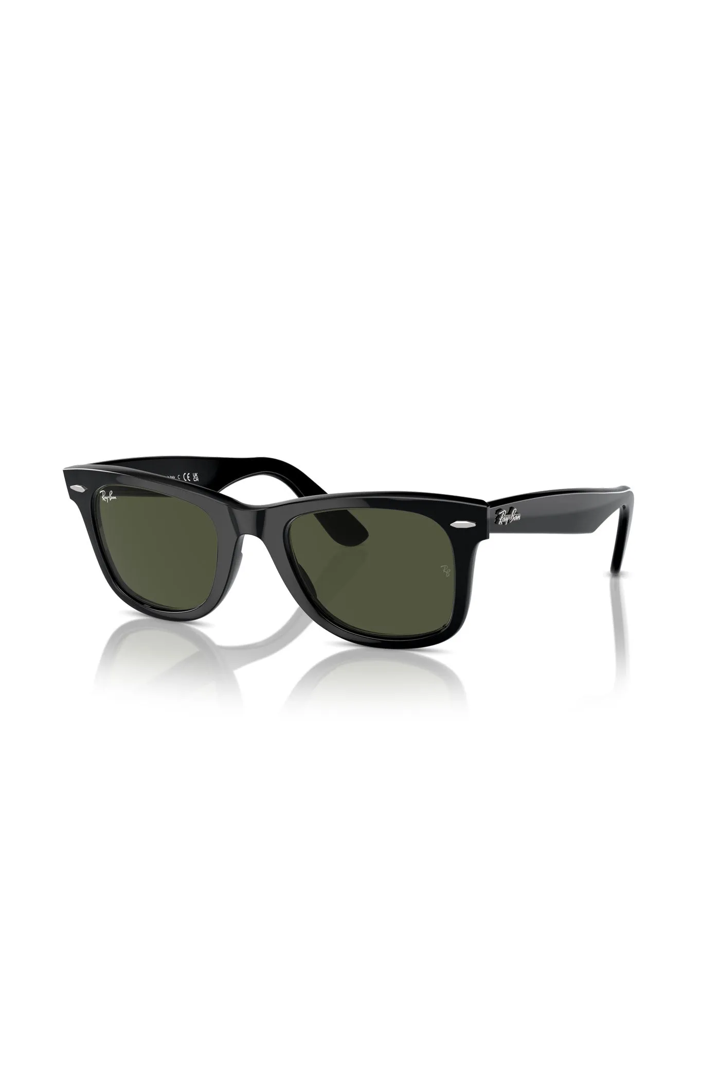 Wayfarer Green Lens Sunglasses - Black sold by Edgars product image thumbnail 2