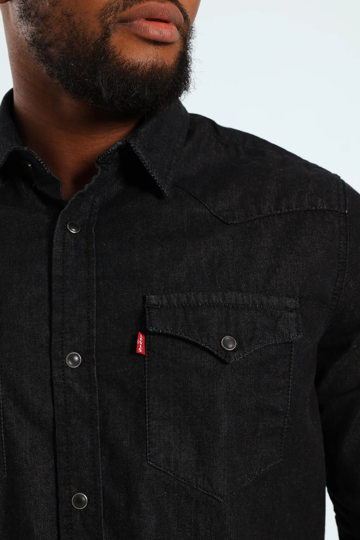 Classic Western Standard Jean Shirt - Black sold by Edgars product image thumbnail 5