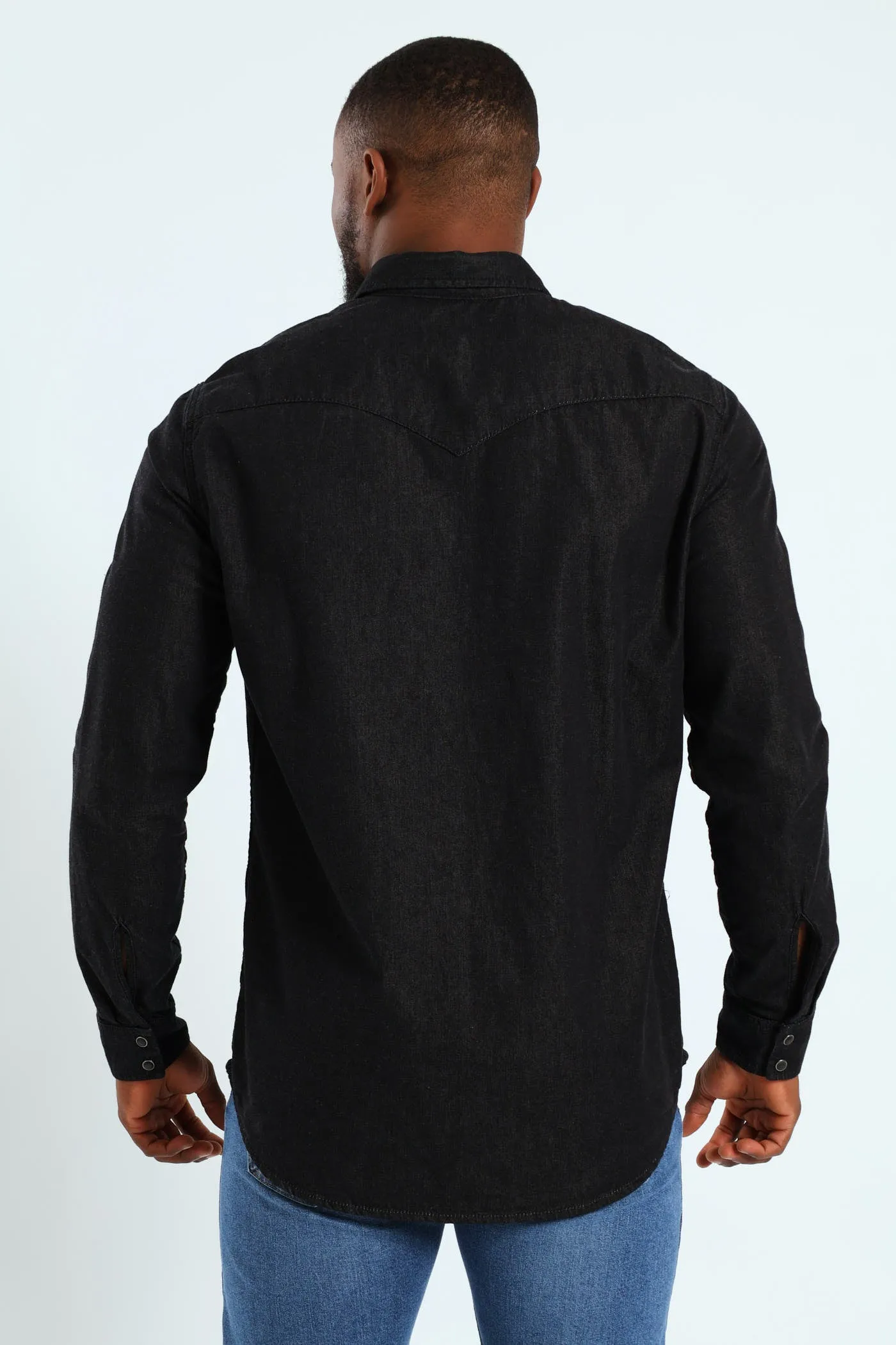 Classic Western Standard Jean Shirt - Black sold by Edgars product image thumbnail 4