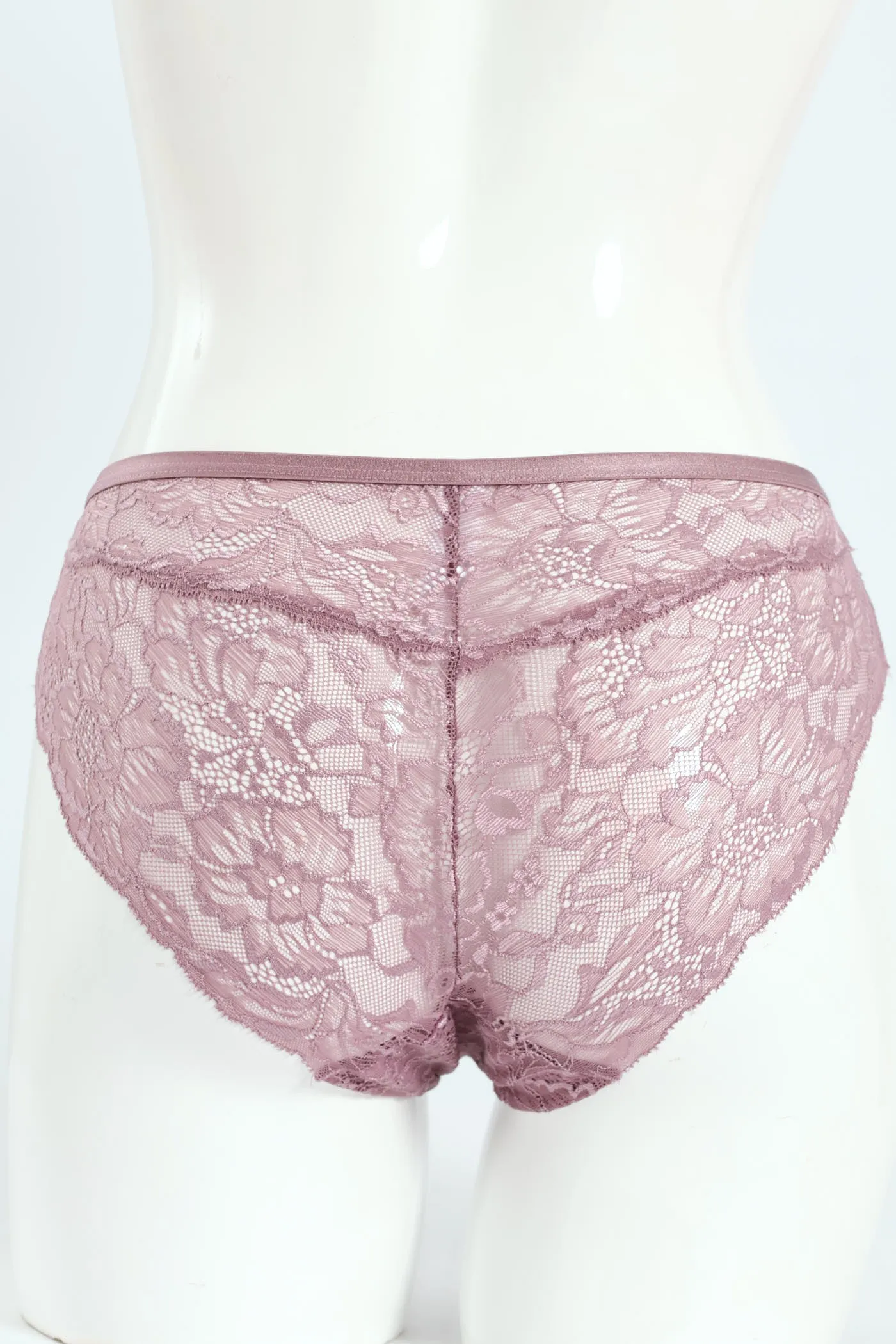 2 Pack Full Lace Midi Panties - Silver/Mauve sold by Edgars product image thumbnail 3