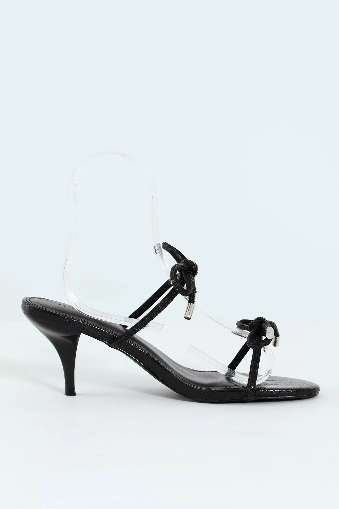 Single Sole Low Style Open Toe Heel - Black sold by Edgars product image thumbnail 5