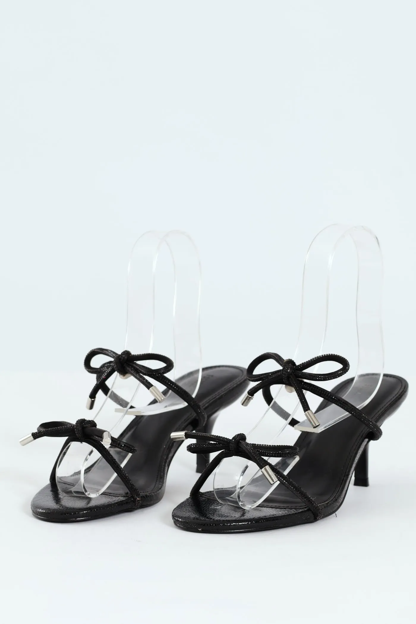 Single Sole Low Style Open Toe Heel - Black sold by Edgars product image thumbnail 3