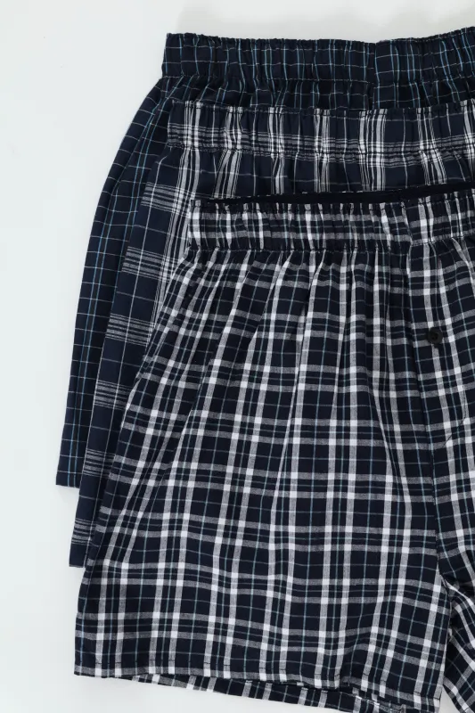 3 Pack Value Boxers - Blue sold by Edgars