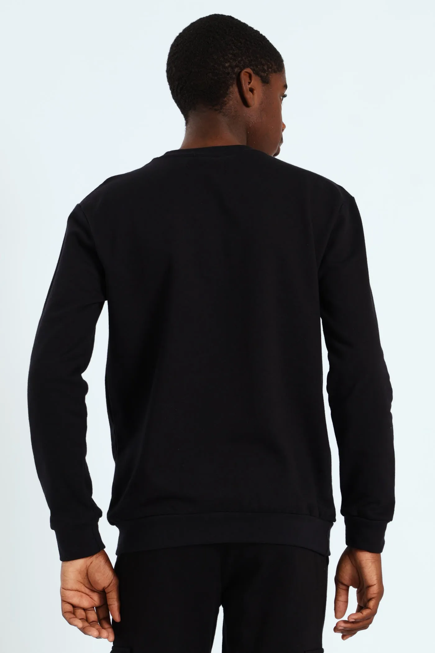 Boys Crew Fleece Top - Black/Red sold by Edgars product image thumbnail 3