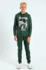 Boys Print Hoody - Green sold by Edgars
