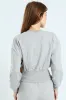 Glitter Fleece Sweat Top - Grey Melange sold by Edgars