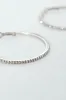 Diamante Hoop Earrings - Silver sold by Edgars