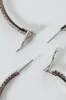Diamante Hoop Earrings - Silver sold by Edgars