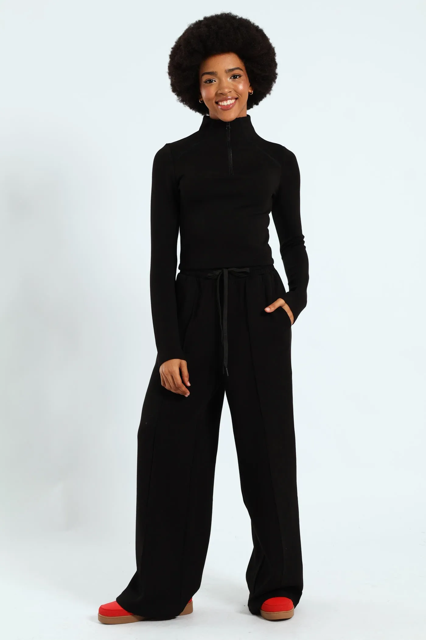 Soft Touch 1/4 Zip Top - Black sold by Edgars product image thumbnail 4