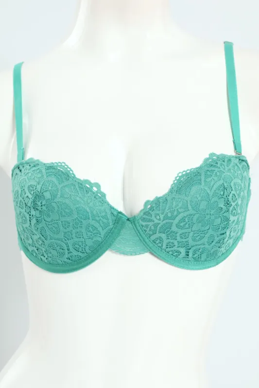 2 Pack Galloon Lace Multiway Bra - Jade/Mocha sold by Edgars