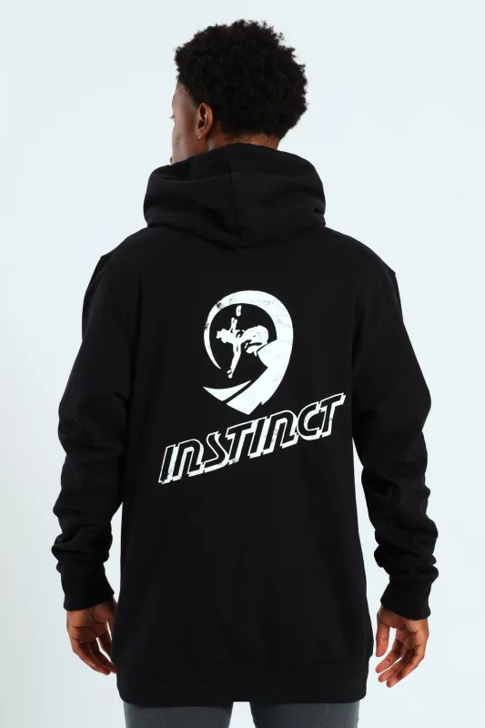 Vintage Print Hoodie - Black sold by Edgars