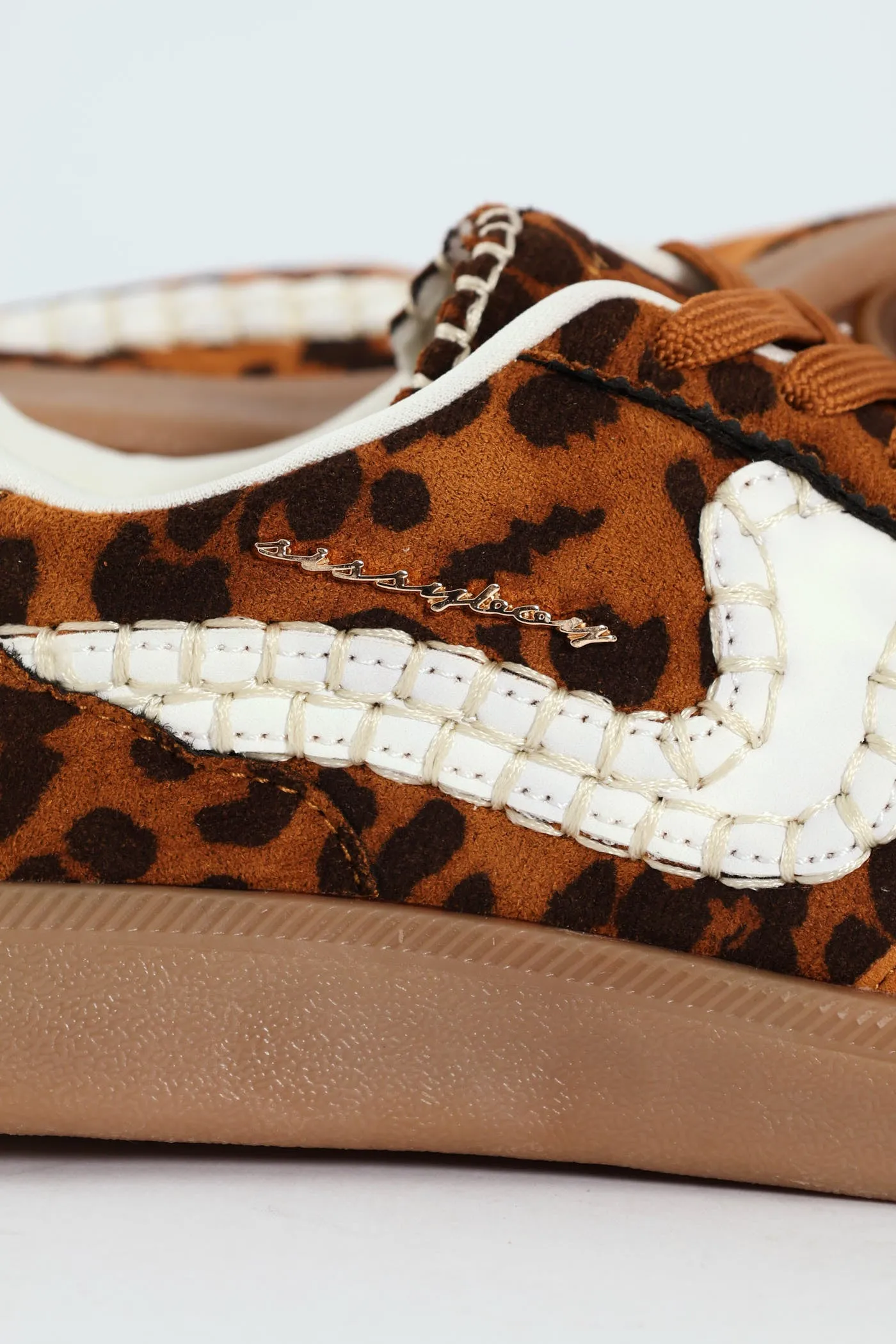 All Over Leopard Print Gum Outsole Sneaker - Brown sold by Edgars product image thumbnail 2