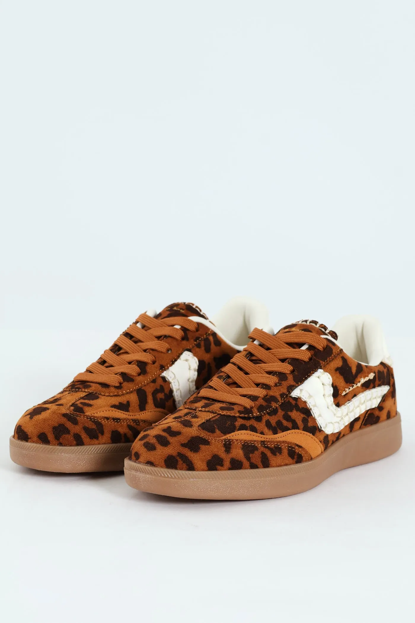 All Over Leopard Print Gum Outsole Sneaker - Brown sold by Edgars product image thumbnail 4