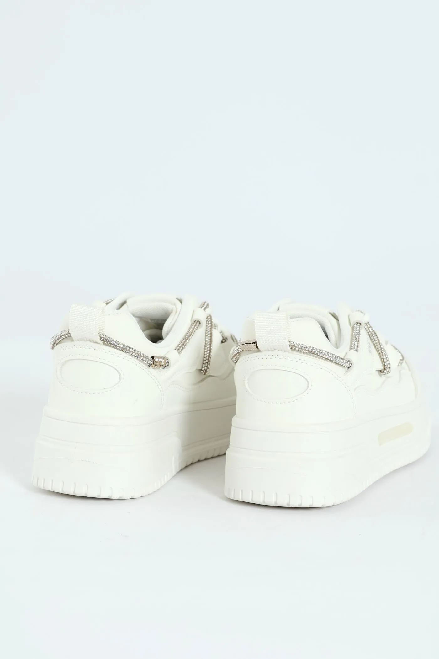 Diamante Band Chunky Sneaker - White sold by Edgars product image thumbnail 3