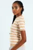 Stripe Pullover - Camel sold by Edgars
