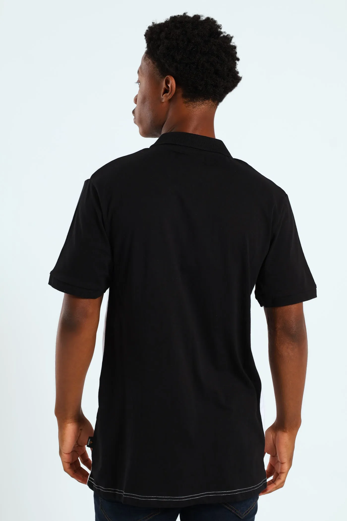 Colourblock Gothic Print Golfer - White/Black sold by Edgars product image thumbnail 3