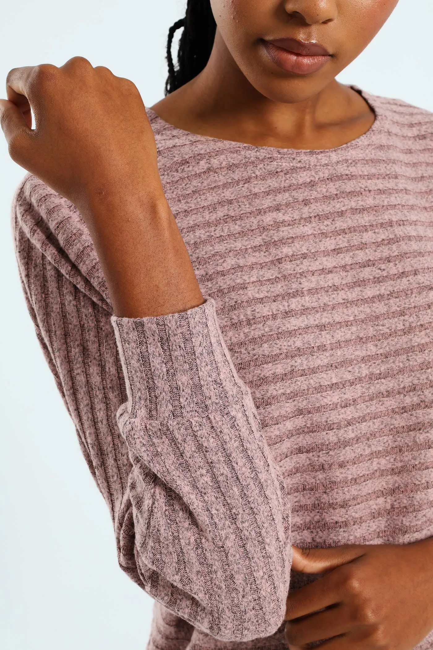 Dolman Sleeve Ribbed Top - Mauve sold by Edgars product image thumbnail 2