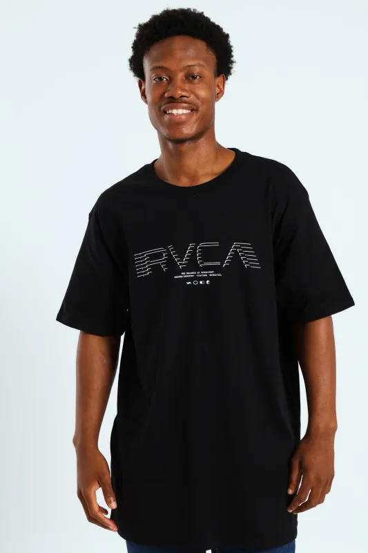 Flyer Short Sleeve Tee - Black sold by Edgars 