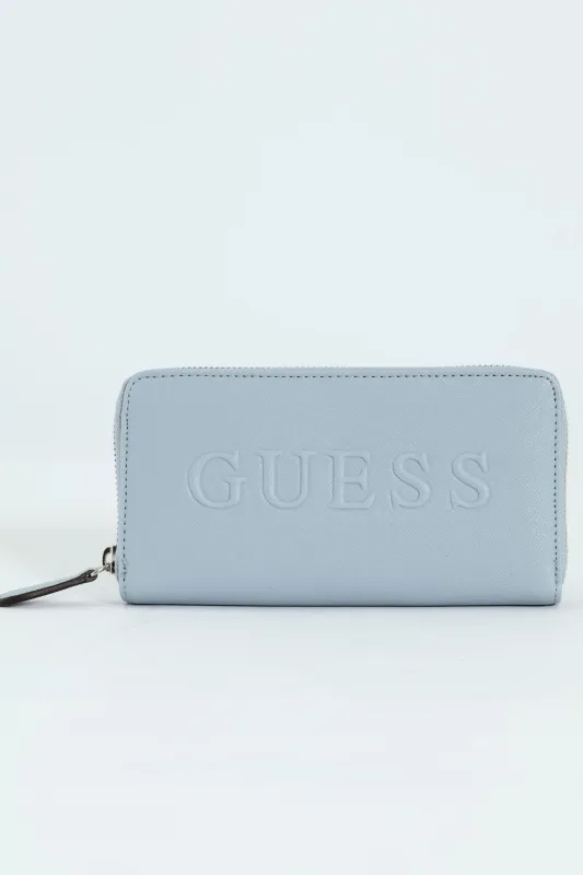 Haddington Medium Zip Around Purse - Denim sold by Edgars