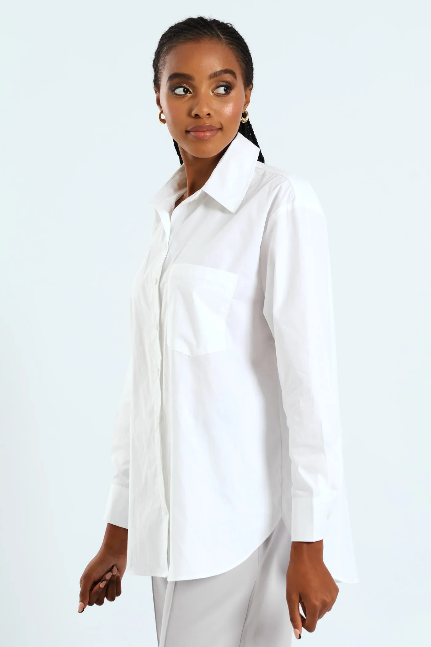Poplin Shirt - White sold by Edgars product image thumbnail 4