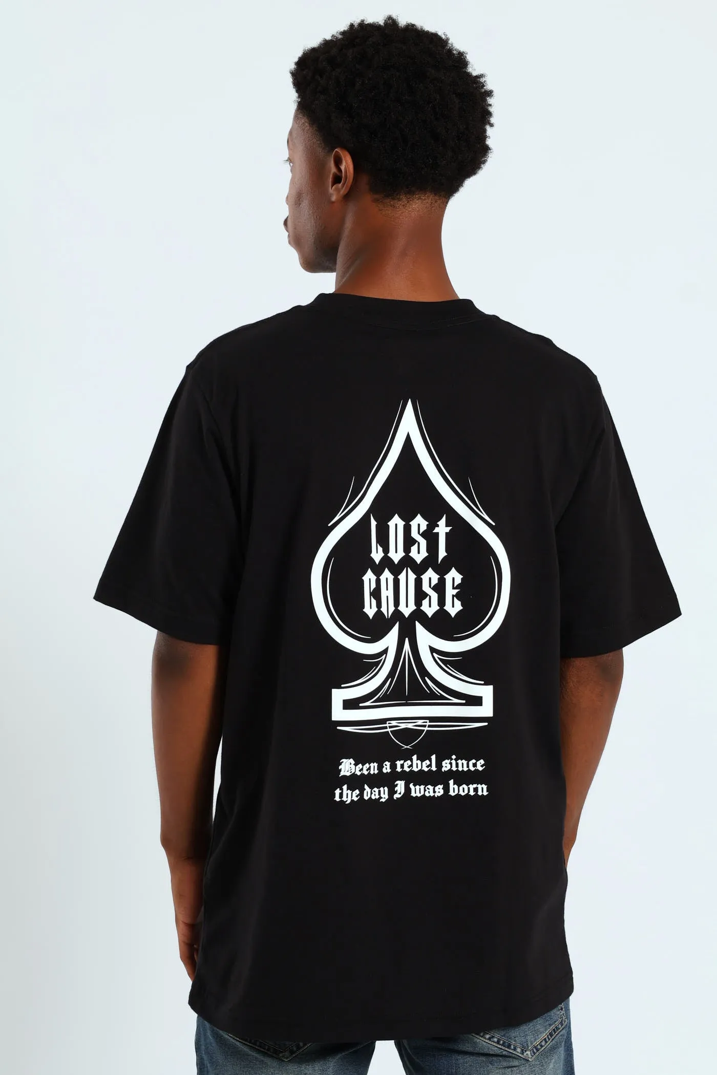 Lost Cause Front & Back Tee - Black sold by Edgars product image thumbnail 2