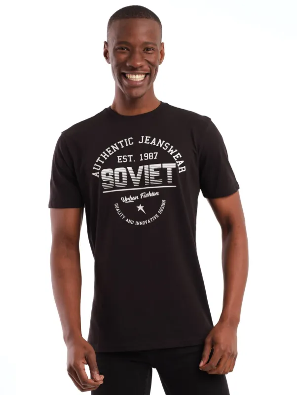 Men's Grady Tee - Black sold by Edgars