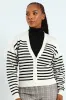 Classic Cardigan - Black/Cream sold by Edgars