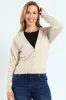 Classic Cardigan - Oatmeal Melange sold by Edgars