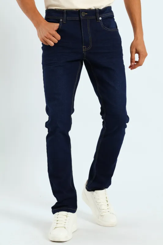 Alcazar Slim Denim - Dark Indigo sold by Edgars