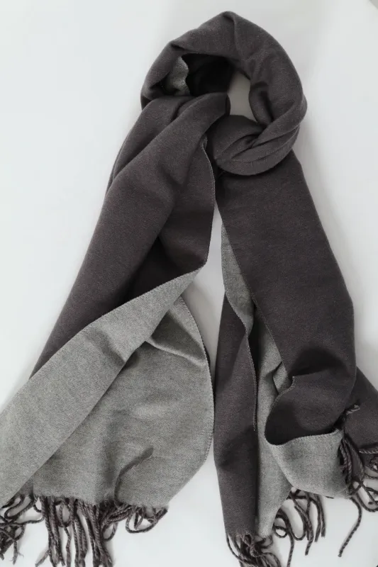 Two Tone Pashmino - Grey sold by Edgars