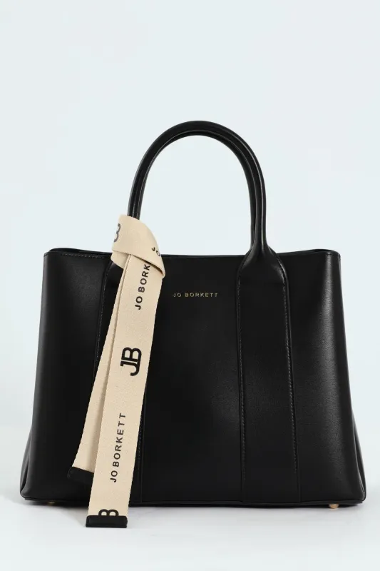 Addison Shopper Bag - Black made by Edgars
