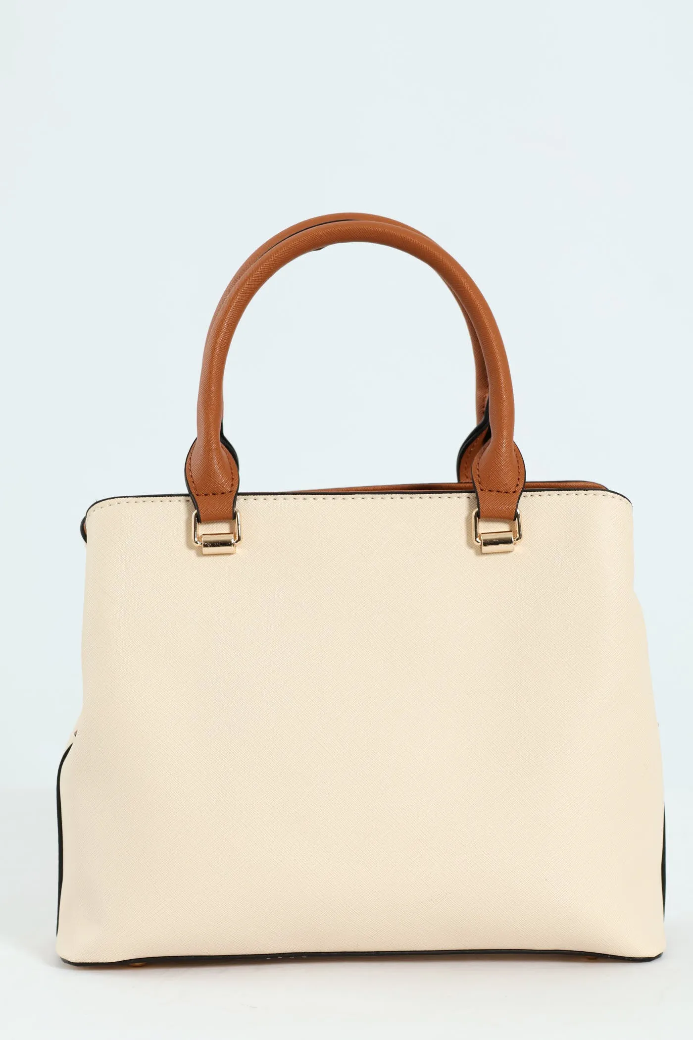Colour Block Charm Tote Bag - Cream sold by Edgars product image thumbnail 2