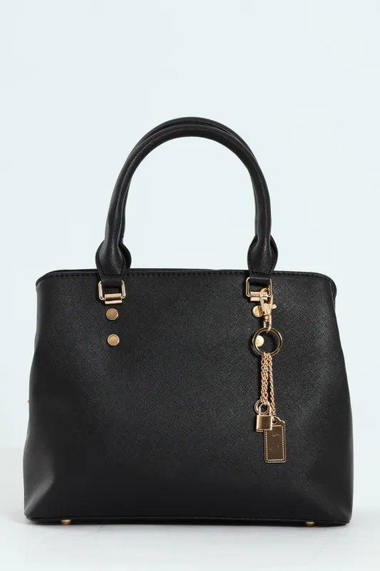 Charm Tote Bag - Black sold by Edgars 
