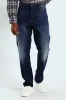 Worn In Straight Denim - Dark Wash sold by Edgars