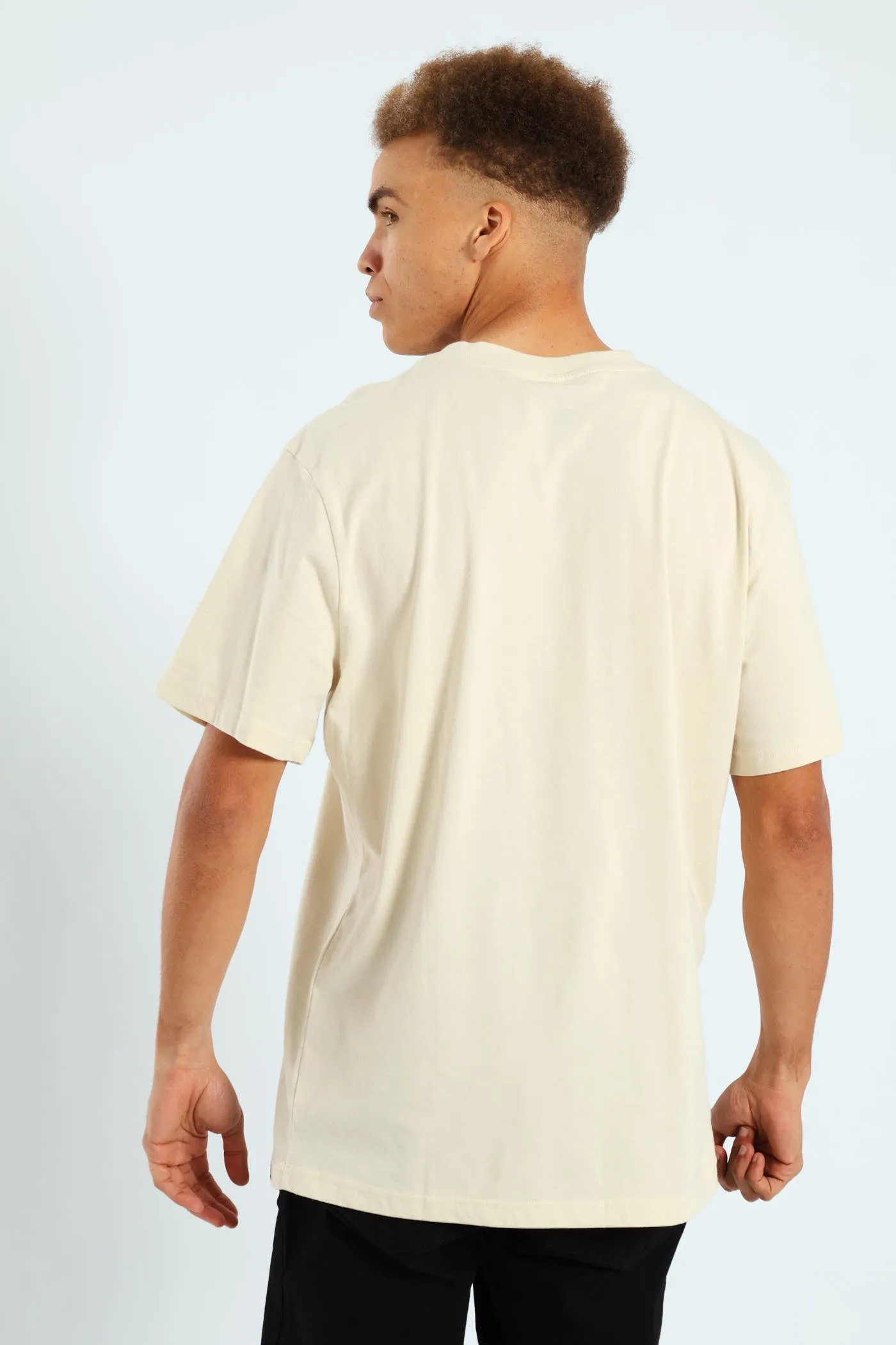 Tonal Print Tee - Light Stone sold by Edgars product image thumbnail 3