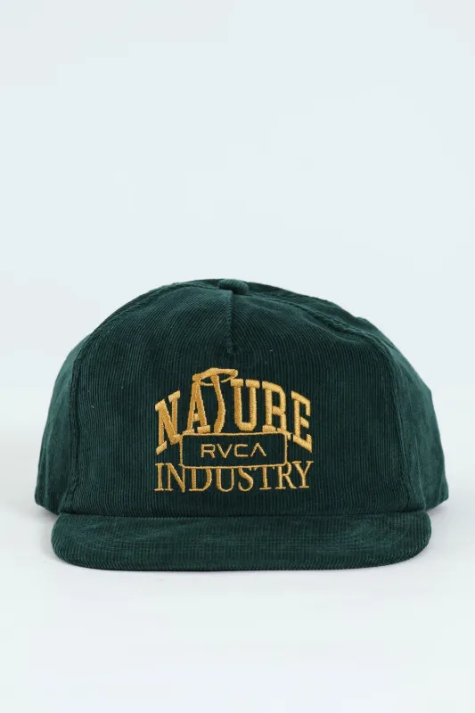 Trophy Snapback - Hunter Green made by RVCA