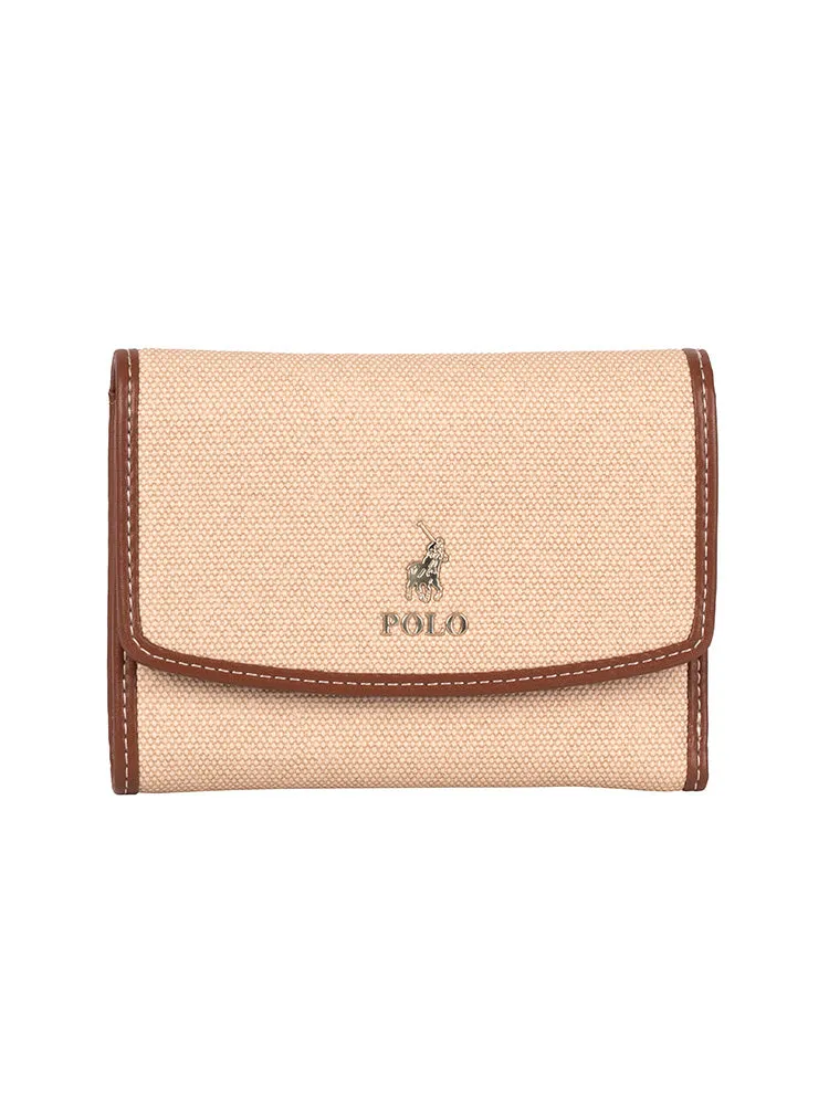 Sahara Compact Trifold Purse - Tan sold by Edgars